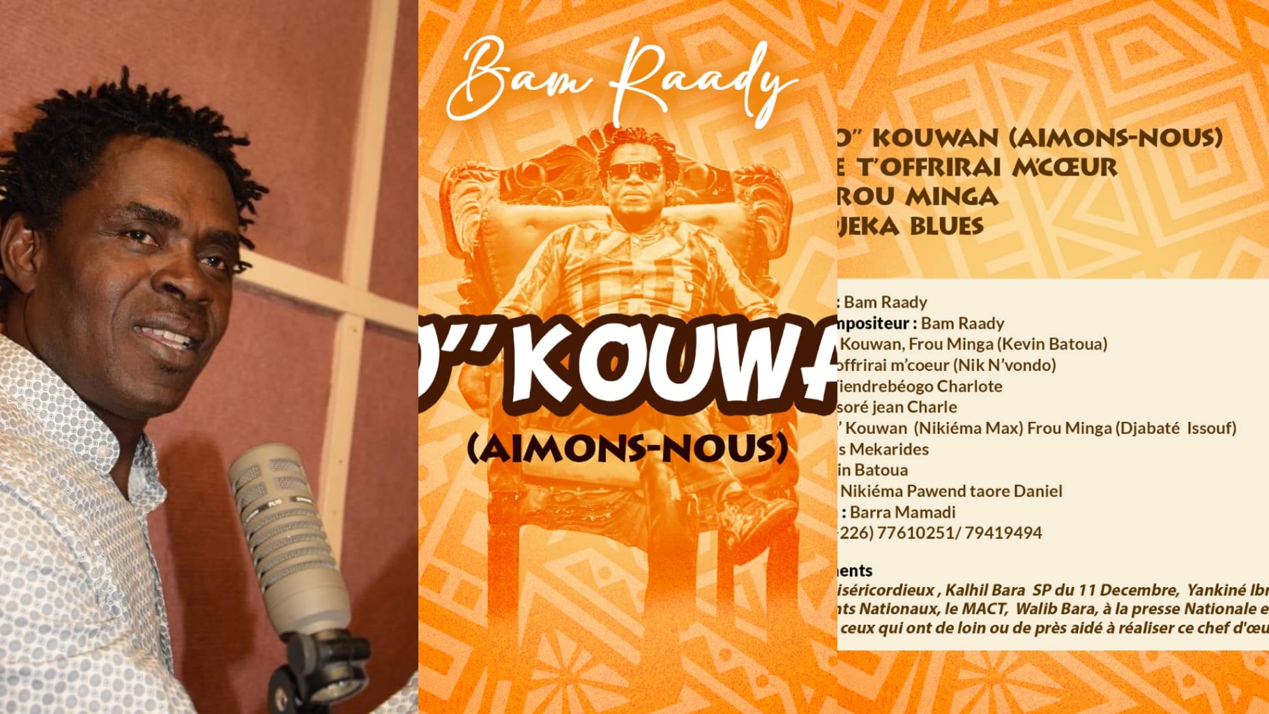« O’Kouwan » : L’opus de reconquête de Bam Raady