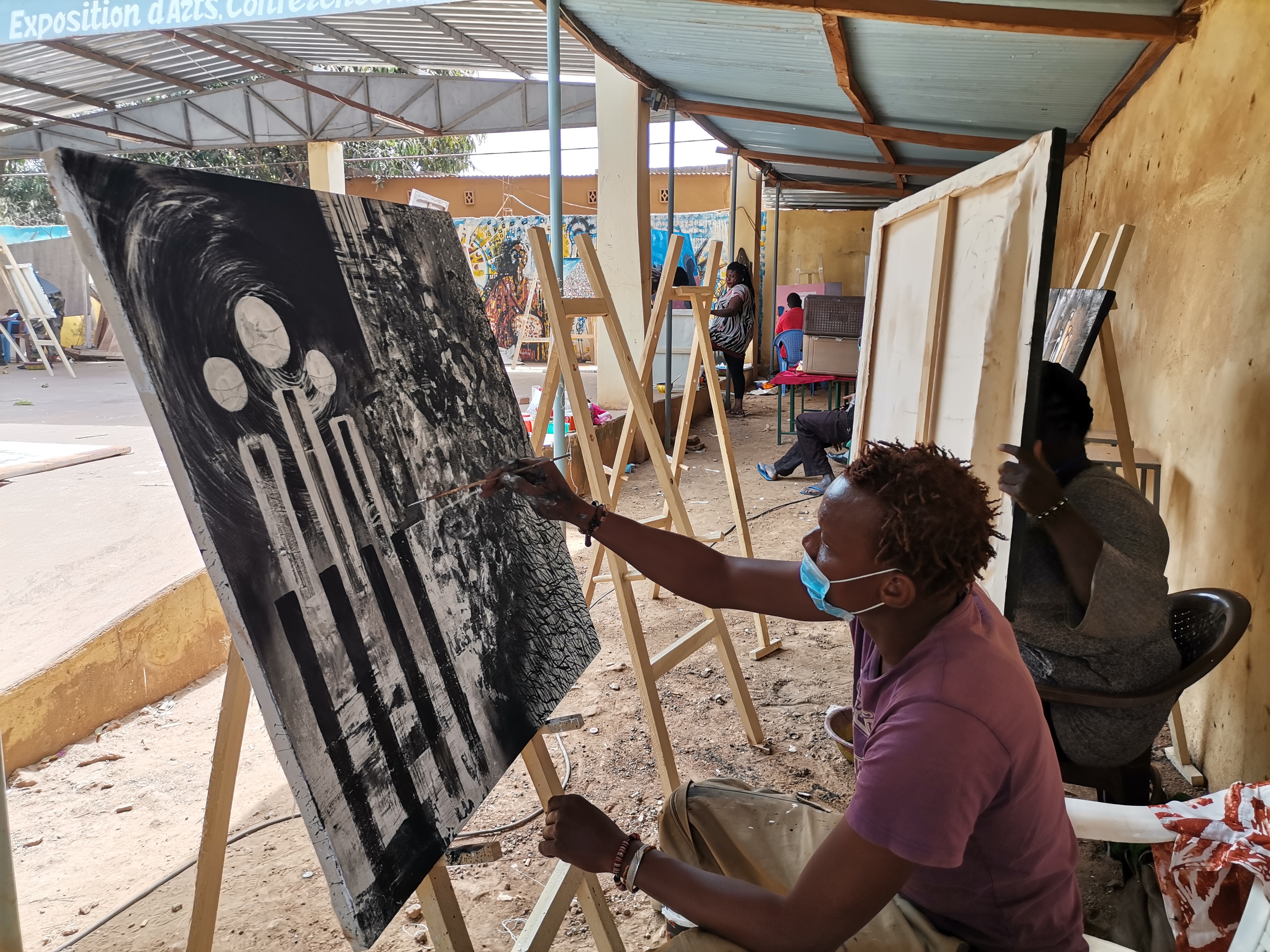 Burkina Faso : La réponse des artistes plasticiens à la Covid-19