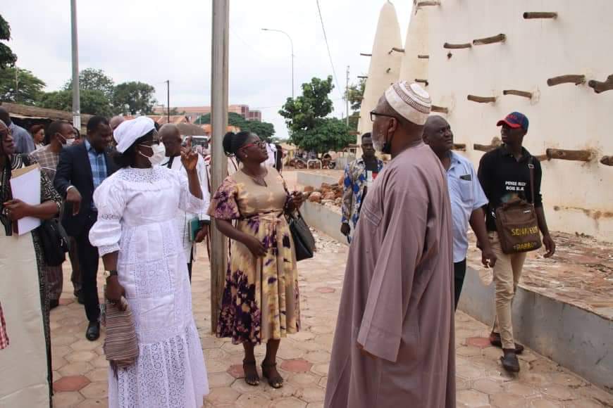 Bobo-Dioulasso : Visite du site de la vieille mosquée de Dioulassoba