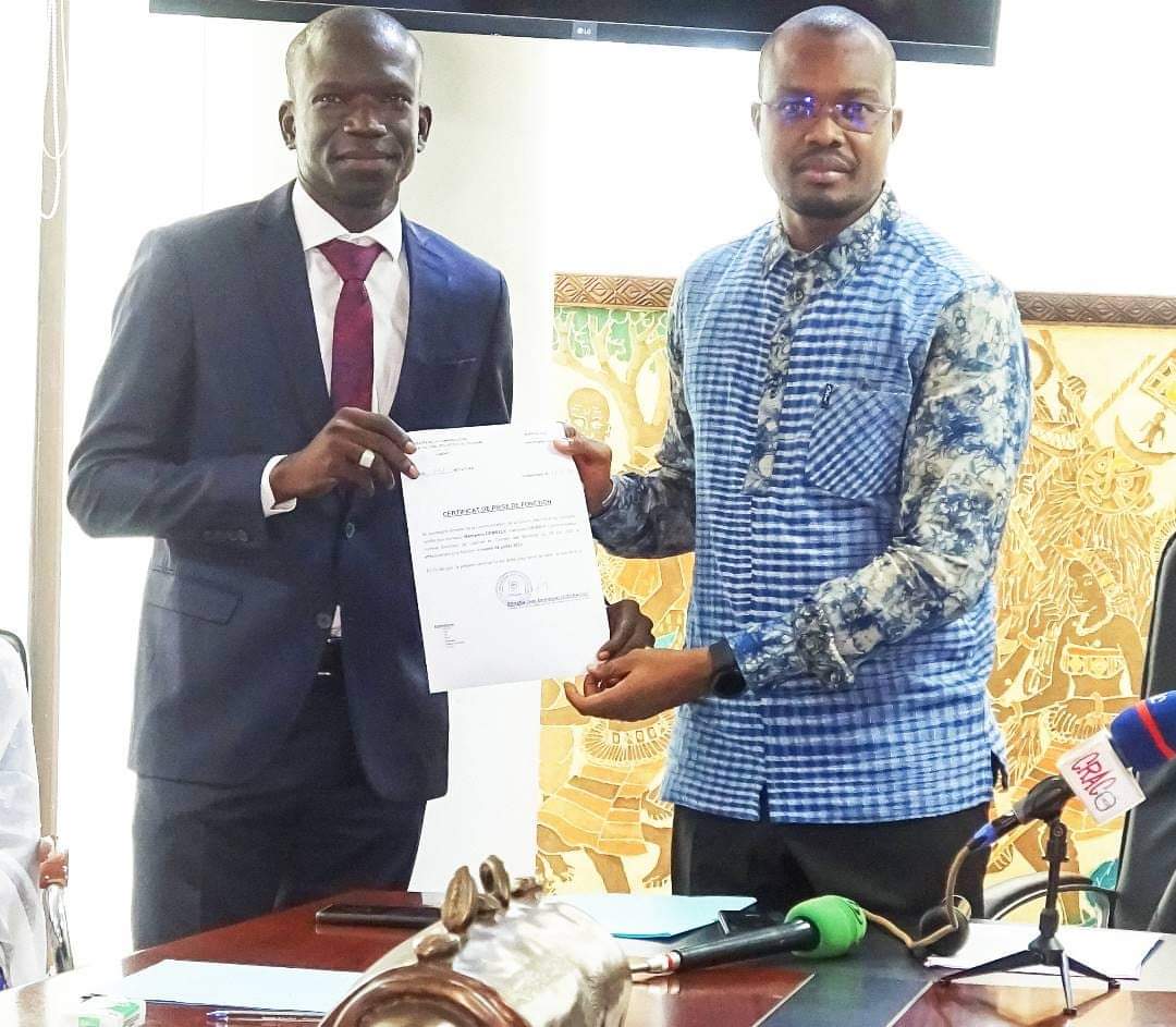 MCCAT : Le nouveau directeur de cabinet Mamadou Dembelé installé dans ses fonctions