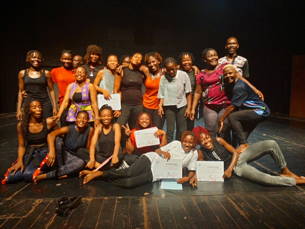 Danse : 16 femmes stagiaires de 7 pays, formées à Ouagadougou