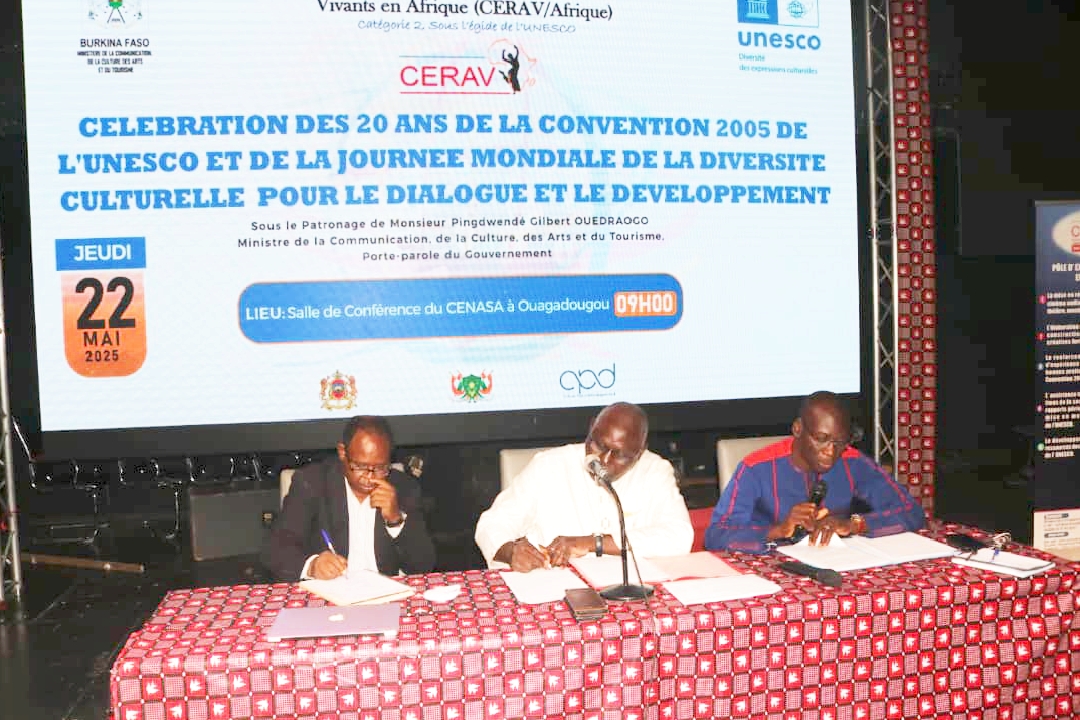 Burkina Faso : Le CERAV/Afrique célèbre les 20 ans de la Convention 2005 de l’Unesco Burkina Faso : Le CERAV/Afrique célèbre les 20 ans de la Convention 2005 de l’Unesco